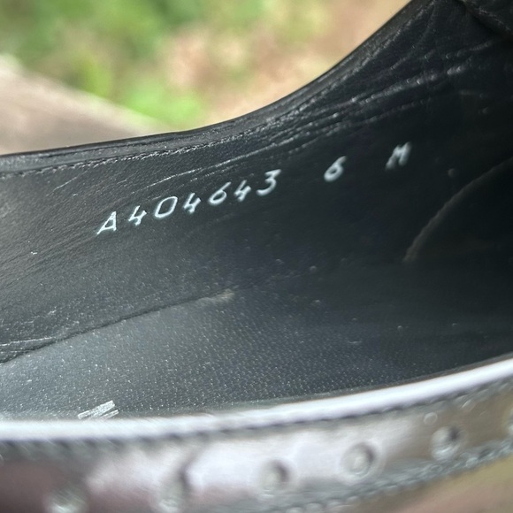 Stuart Weitzman size 6 m Oxford Shoes Size dark academia witchy gothcore - Picture 13 of 17